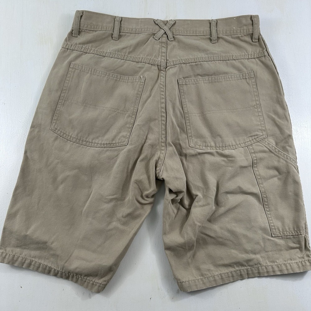 VTG Gap Mens‎ Carpenter Shorts 33 Beige Loose Grunge  Baggy Y2K Skater Khaki